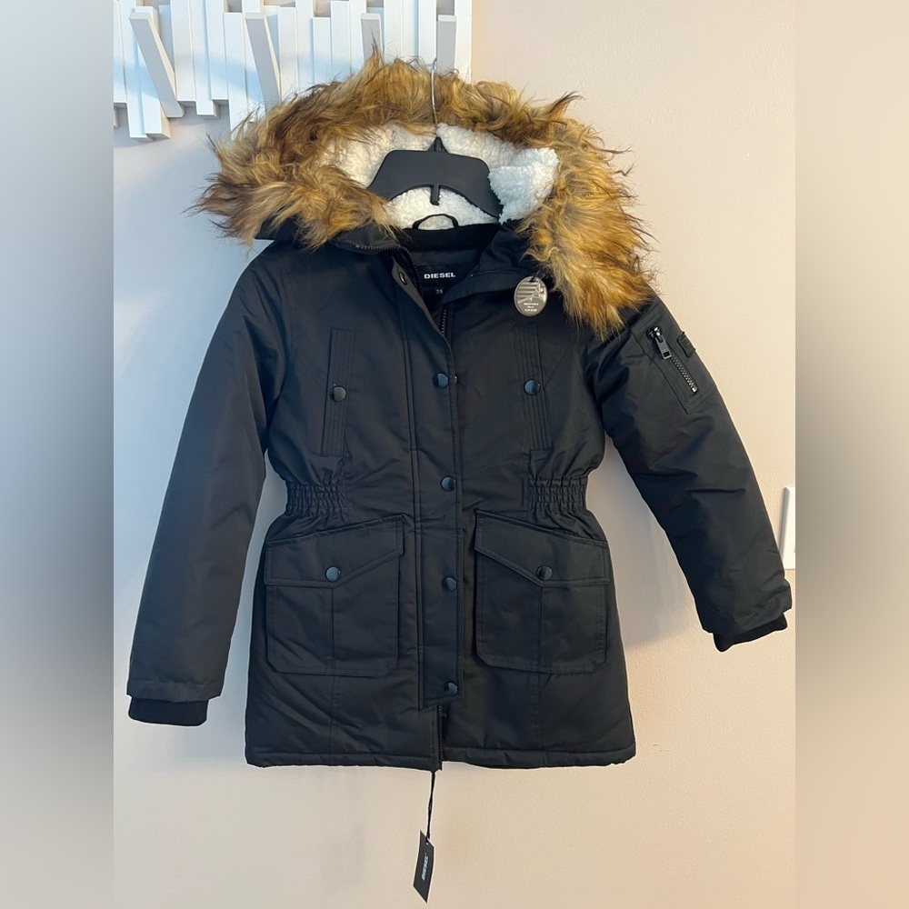 Diesel Girls Parka Coat size 7/8